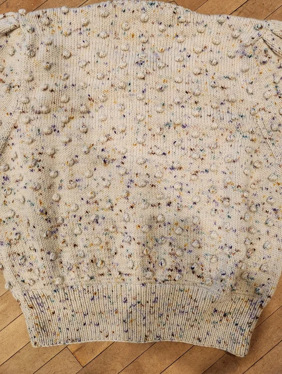 Misha & Puff Ellie Popcorn Cardigan in Iris Confetti - Picture 13 of 15